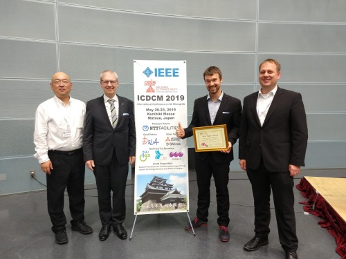Best Paper Award 2019_IEEE ICDCM 2019_Quelle: Borcherding/ife